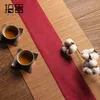 Mats almofadas Criativo Handmade Chá Placemat Matable Mat Mateiro Chinês Nacional de Bambu Filamento Decoração Artesanato Cunner de Algodão