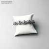 Armband Fleur-de-Lis Lily Skull Punk Bead Brand Silver Mode Europe Style Smycken TMS BiJoux Gift för män Kvinnor