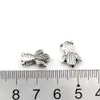 100Pcs Antique silver Fish Charm Spacer Beads For Jewelry Making Bracelet Necklace DIY Accessories 14.5x10mm