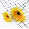 50 stücke Seide Sonnenblumen Weihnachtskranz Geschenke DIY Home Hochzeit Dekor Zubehör Gefälschte Kunststoff Gerbera Künstliche Blumen C JllXdZ