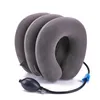 U Shaped Air Inflatable Neck Pillow Auto Car Cushion 3-Layered Vertebra Shoulder Pain Stress Relief Retractor Head Support Massager For Home Office Traveling