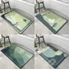 Home Bath Mat Bathroom Carpet Water Absorption Non slip Absorbent Diatom Mud Soft Washable Rug Toilet Floor Textile 220301