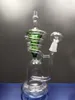 Super Vortex Glass Bong Dab Rig Narghilè Tornado Cyclone Recycler Rigs Recyclers Tube Water Pipe 14.4mm Joint Bong zeusartshop