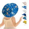 Zomer baby hoed voor meisjes panama kinderen emmer hoeden lente herfst reizen strand grote rand babe cap girl sunhats 24 kleuren