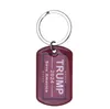 600pcs 2024 Trump Key Chain Partia Partia Prezydent Prezydent Flag Flag Flag Wiselanty ze stali nierdzewnej Ill Back Keyring Sn5975