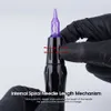 Kit de stylo de machine de tatouage de maquillage permanent Pmu d'attraction magnétique de mât avec l'ensemble d'aiguilles de cartouche de Pro d'alimentation d'affichage d'affichage d'OLED 210622