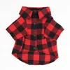 Camicia per cani a quadri rossa Collar Bowtieby Handmadelaser il tuo nome Y200515