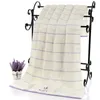 Serviette 3pcsset luxe lavande femmes 100% coton violet blanc ensemble toalhas de banho 1pc bain marque 2pc visage s Y200429