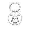 Pet Memorial Christmas Valentine Day Keychain Gift för Boys Girls Cat Lovers Födelsedag Key Ring Gåvor för Kvinnor Män BFF Djurägare G1019