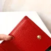 Womens Short Wallets Designer Wallet Three Three Falled Cardholder with Coin Bag Person