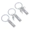 Party Favor Fashion Keyring Gifts Engraved Drive Safe I Love You Keychain Couples Boyfriend Girlfriend Husband Wife Gift Favors