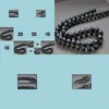 Beaded Necklaces & Pendants Jewelry Wholesale Liang Li 11-12Mm South Sea Round Black Pearl Necklace 18 Inch S925 Drop Delivery 2021 Gupgs