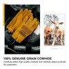 OZERO MOTOCICLECO COWHIDE MENS Mulheres Ciclismo Anti-deslizamento Dedo Completo Mountain Bicycle Guantes Moto Luvas