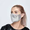 Lavable mode masque à paillettes coloré hommes et femmes respirant poussière Anti brume crème solaire polyvalent léger W9KR726