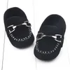 Newborn Baby Girls Boys Leather Crib Shoes Peas Shoes Soft Sole Infant First Walkers