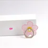 Porta dell'anello di dito in metallo di fiore fortunato a 360 gradi Staffa di supporto per cellulare per iPhone 12 7 8 X XR XS Samsung