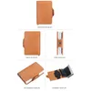 Kortinnehavare män affärsaluminium kontant ID -innehavare Slim Metal Pu Leather Cardholder Antithief Case Bag5770853