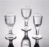 Yaratıcı Oyulmuş Küçük Gözlük Kurşunsuz Şarap Cam Mini Bardaklar Ev Bar Parti Drinkware 8-20ml Hediyeler Şeffaf