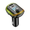 Transmetteur FM à charge rapide sans fil T829, Kit mains libres pour voiture, lecteur MP3, chargeur PD 18W