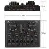 BM800 CONDENSER Microphone Bluetooth Sound Card Mixer O Spela Live Broadcast DJ Stand USB Wireless Professional2240345