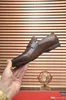 L5 Fashion Brand Business Designer Dresser Dress Scarpe brogue per feste di nozze Retro Pelle Black Brown Round Toe Oxford Shoes 22