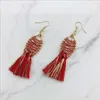 Mermaid Tassel Earrings Household Sundries Super Fairy Handmade Earring Beach Bohemia Seaside Fashion Accessories Ear Loop For Women Jewelry B7740