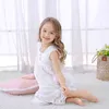 Toddle Girl White Nightdress Princess Dress Barn Pyjamas Nattklänningar för S Kids Night Lace Sova 211130