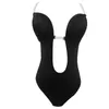 Frauen Nahtlose Rückenfreie Body Unterwäsche Sexy Dessous Unsichtbaren BH Abnehmen Body Shaper Plunge Tief Geschnittene Bhs Strap Büstenhalter 220125