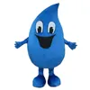 2022 new Adult Blue Water Drop Mascot Costumes Fancy Dress Cartoon Costumes