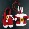 Noel Süslemeleri Kardan Adam Mutfak Sofra Tutucu Çanta Parti Hediye Noel Süs Noel Ev Masası Yeni Yıl 2021 G1119