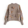 est women knitted sweater winter good quality winter thick long sleeve female pullovers casual tops 210918