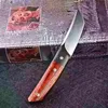 Specialerbjudanden high end överlevnad rak kniv m390 tanto punkt satin blad full tang öken ironwood   kolfiberhandtag med läder hon