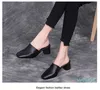 Plus w rozmiarze 35-40 Seksowne kapcie Kobiety Med Square Obcowanie Sandały Muły Letnie buty Kobieta Flip Flip Flops