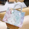 Women Luxurys Designers Watercolor rendering Tote Bags 2021 Duffle Shopping Bag Designers Sac Shoulder Bags Casual Totes Handbag Brands Designers Totes