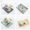 Benepaw Cartoon Pet Dog Cooling Mat Summer Wearproof Small Medium Large Beds Mats Breathable Washable Puppy Bed Waterproof 210924