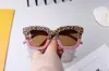 Fashions Korean INS kids girls sunglasses leopard print ultravioletproof sunblocks boys glasses3081606