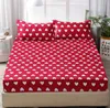 15 mönster monterad plåt lakan med elastiskt band par madrass skyddskåpa sängkläder sängkläder sängkläder 180 * 200cm 210626