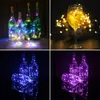 Year Christmas Holidays Holiday Lights Ornaments Furniture Toys Wine Bottles Decorative LED Cork Wire Y201020