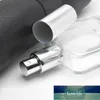 50ml Clear Glass Parfym Spray Bottle Silver / Black / Gold Cap Kosmetisk Parfum Förpackning Container Parfym Atomizer