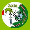 2021 Stunk Circle god jul dekoration träd ornament runt akryl xmas hängande hänge semesterdekor8544046
