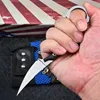 Coltello dritto a lama fissa di alta qualità D2 Lame Stone Wash bianco / nero Full Tang G10 Maniglia Coltelli tattici di sopravvivenza con Kydex