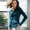 Polo Callor Damskie Swetry Cienkie Jesień Winte Wełna Sueart Slim Kobiet Kobiet Chic Kobiet Luźne Damska Jumper Pull 211218