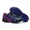 2021 Womens Sneaker 3s Speedcross 3 III CS Scarpe da trail running Alta qualità Carmine Triple Nero Viola Run Walking Outdoor Casual Trainer taglia 36-40 H19