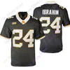 Coe1 2022 NECAA Minnesota Golden Gophers Jerseys 24 Mohamed Ibrahim College Football Jersey Black Gray Size Youth On