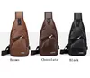 2021 Men Messenger Chest Bag Korean Fashion Casual Shoulder Backpack Pu Leather Bags outdoor hiking cycling pcaks