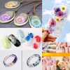 Decorative Flowers & Wreaths 12PCS/Bag Pressed Daisy Dried Flower Pendant Necklace Resin Jewelry Making DIY Crafts Art