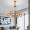 Lampes suspendues Nordic Led Stone Industrial Lamp Chandelier Hanging Light Lighting Kitchen Fixtures