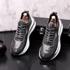 Vår höst säsong casual män bröllop skor bekväm ortopedisk svart promenader sneakers lyx premium trend designer loafers