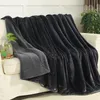 Blankets Double-sided Solid Deep Grey Winter Thick Warm Throws Plaids Blanket Sherpa Berber Fleece Fabric Bedding Bedspread