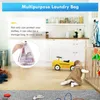 Laundry Bags Bag Set Of 4 Net Washing Machine With Cord Stopper Reusable Large Mesh For